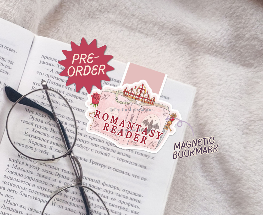 Romantasy Reader Magnetic Bookmark
