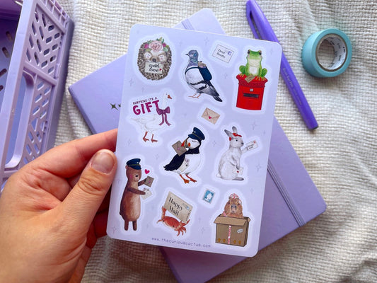 Happy Mail Sticker Sheet