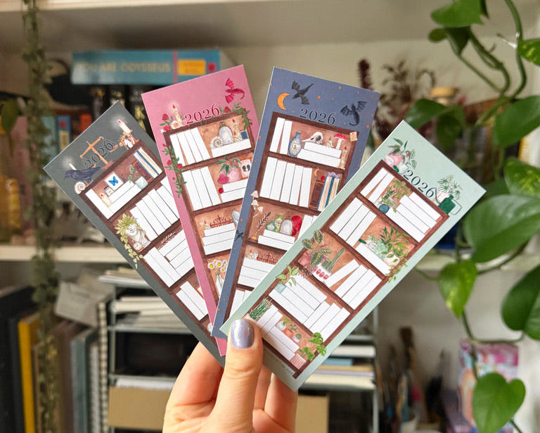 2026 - Romance 50 Book Reading Tracker Bookmark