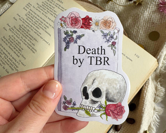 Death by TBR Large Sticker