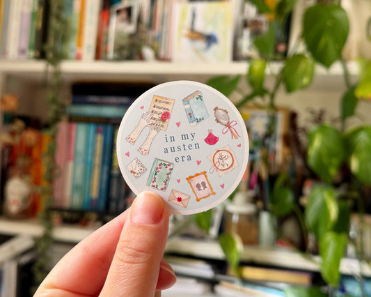 Austen Reading Era Sticker