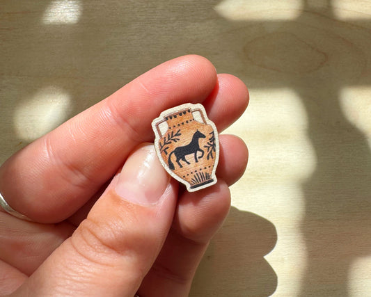 Greek Vase Mini Pin
