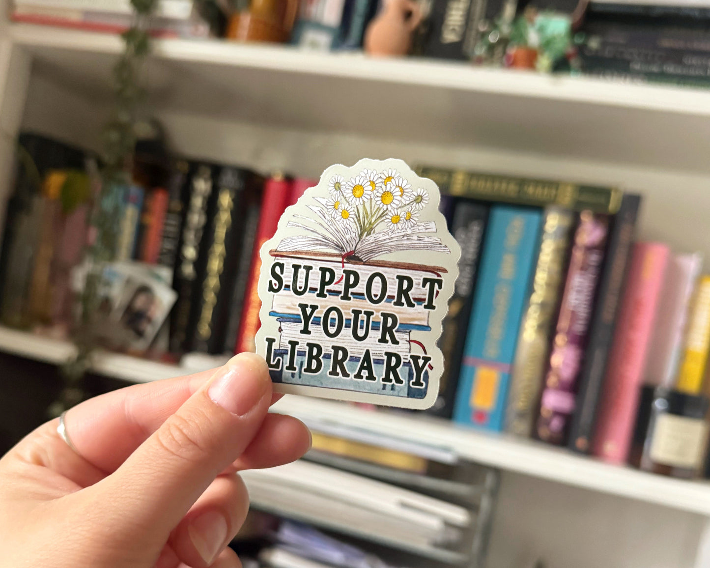 Support Your Library Sticker