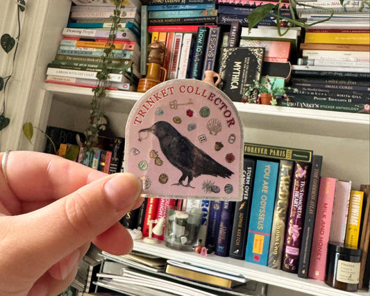 Trinket Collector Glitter Sticker