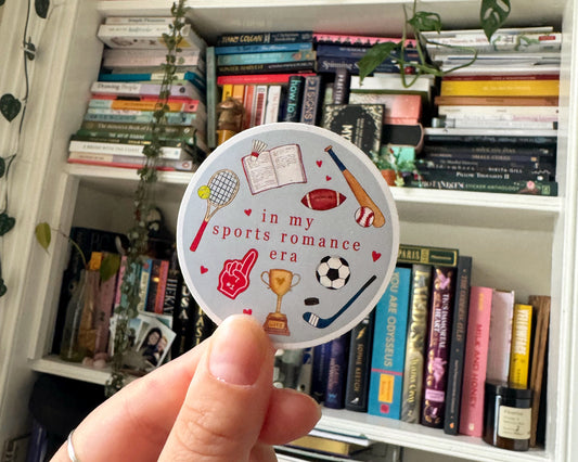 Sports Romance Reading Era Sticker