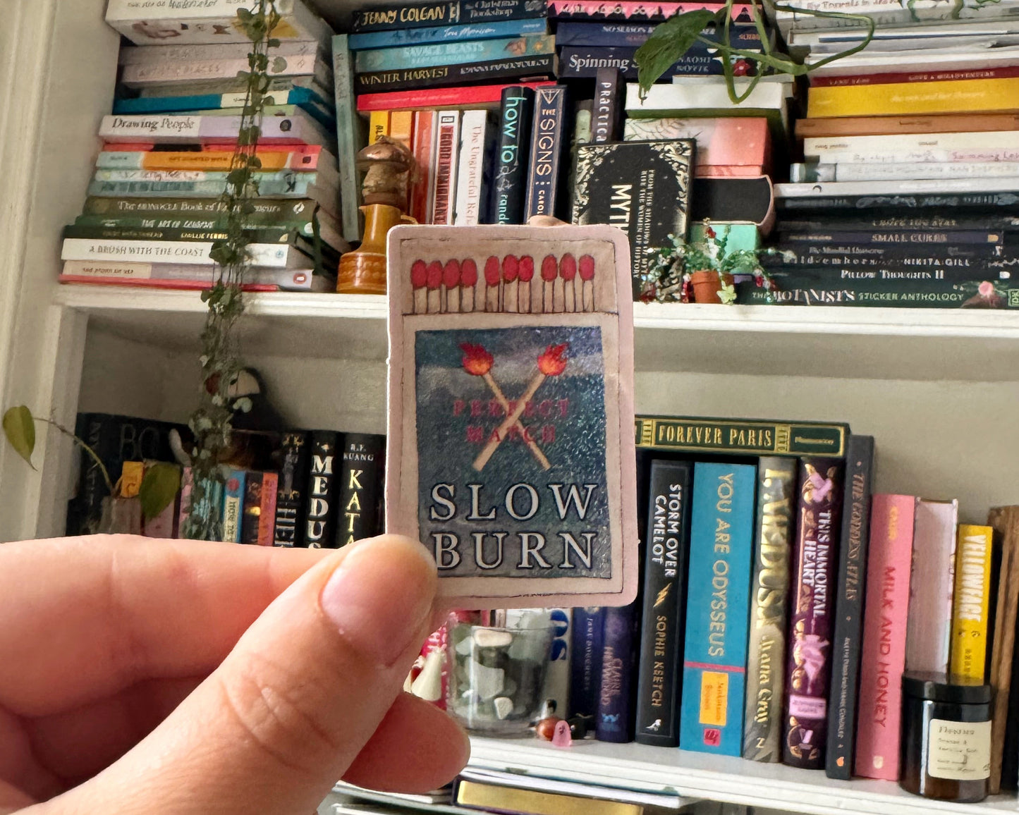 Slow Burn Perfect Match Glitter Sticker