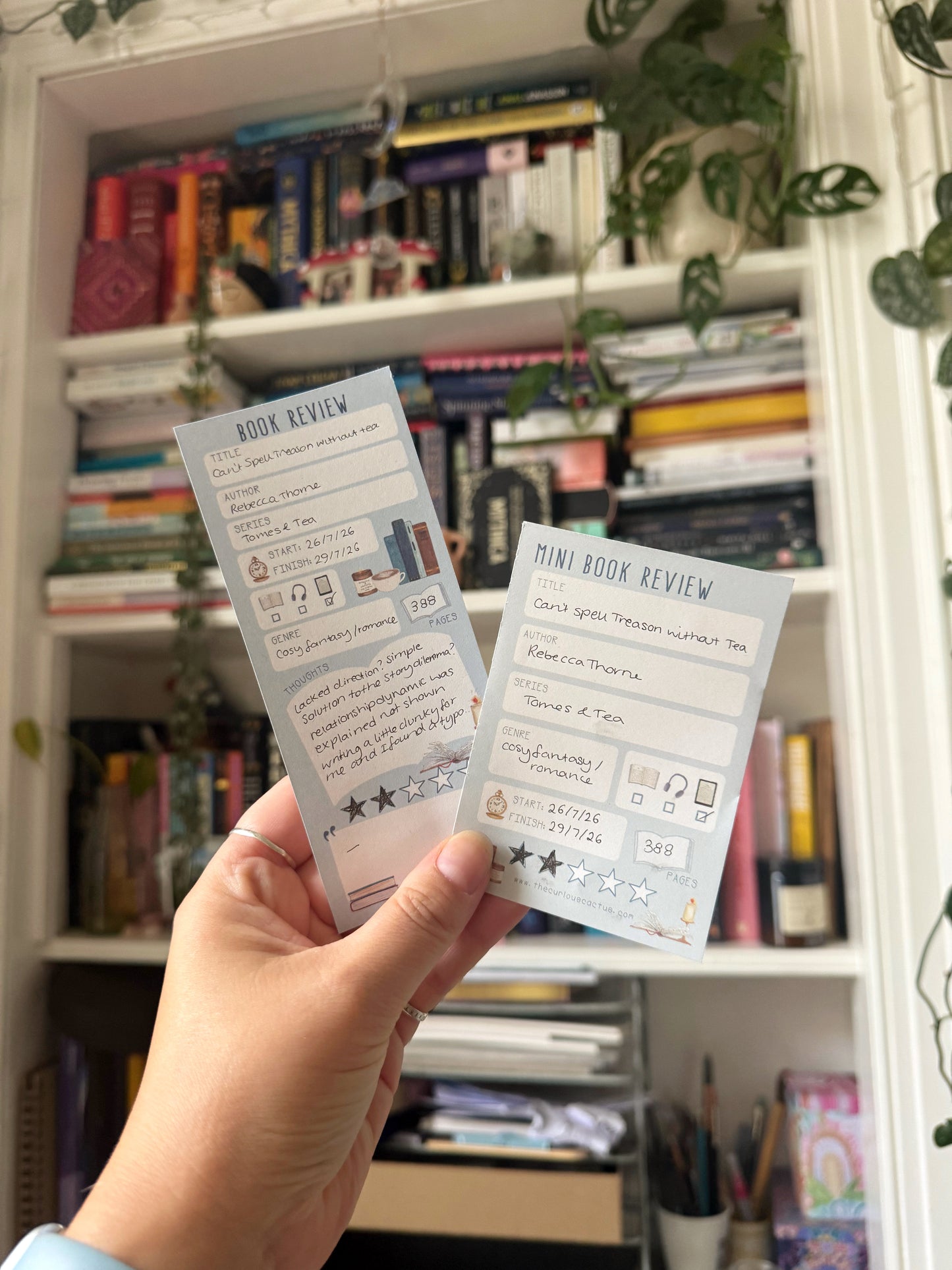 Book Review Bookmark Notepad