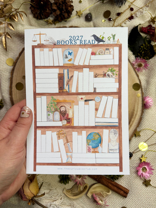 2027 Reading/Book Tracker Planner Page