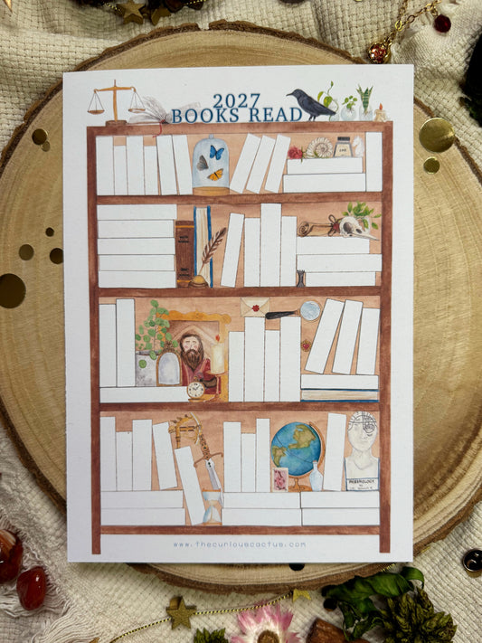 2027 Reading/Book Tracker Planner Page