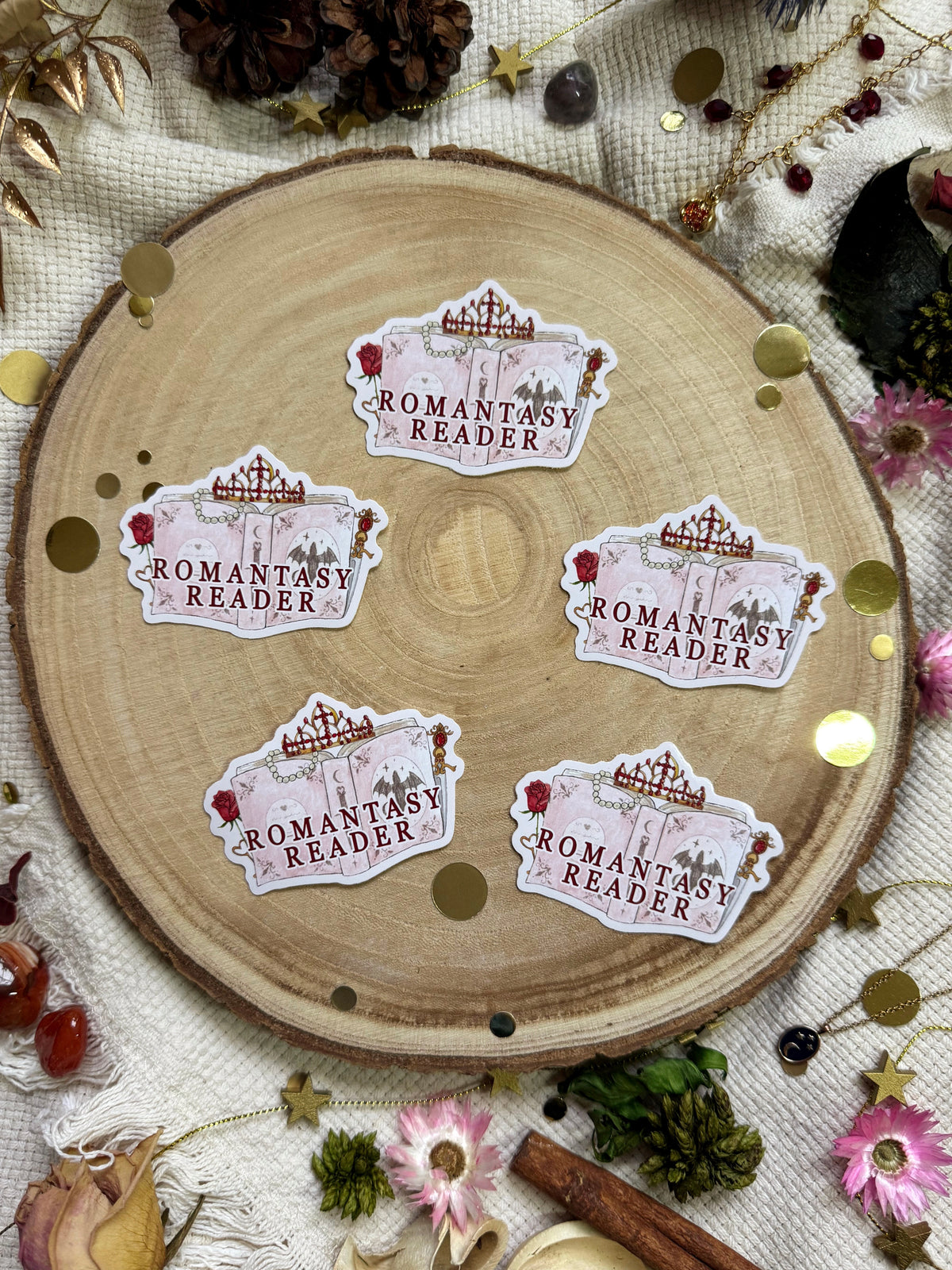 Romantasy Reader Sticker