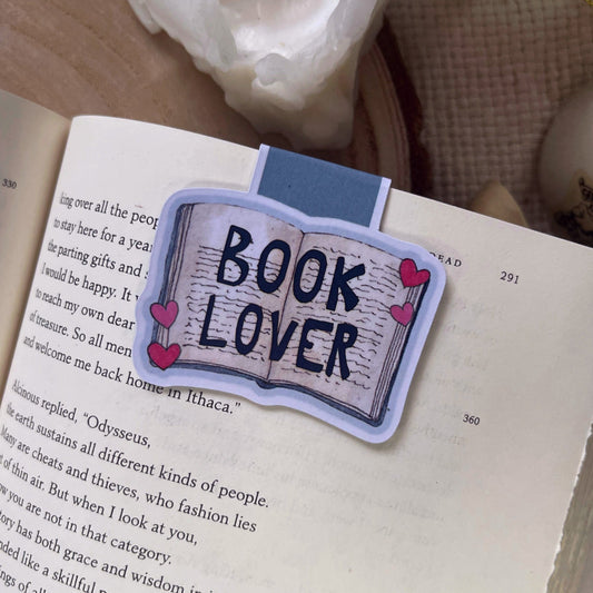 Book Lover Magnetic Bookmark