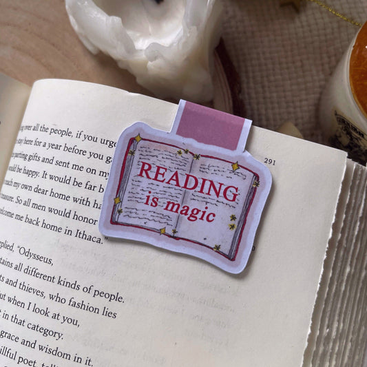 Reading is Magic Magnetic Bookmark