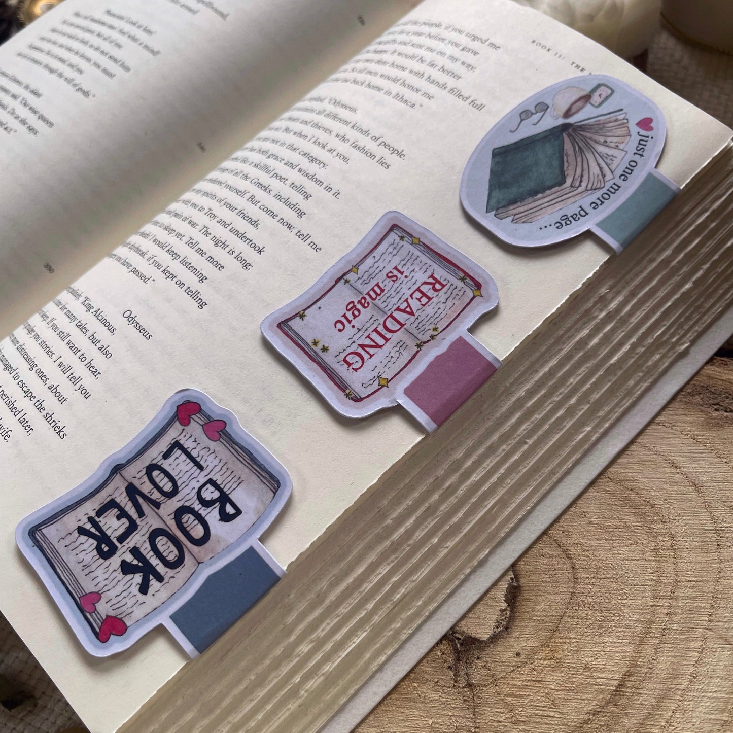 Just One More Page... Magnetic Bookmark