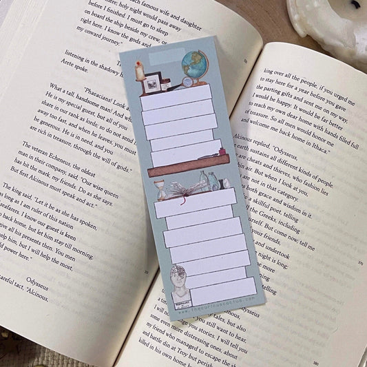 Academia 12 Book Reading Tracker Bookmark - Undated