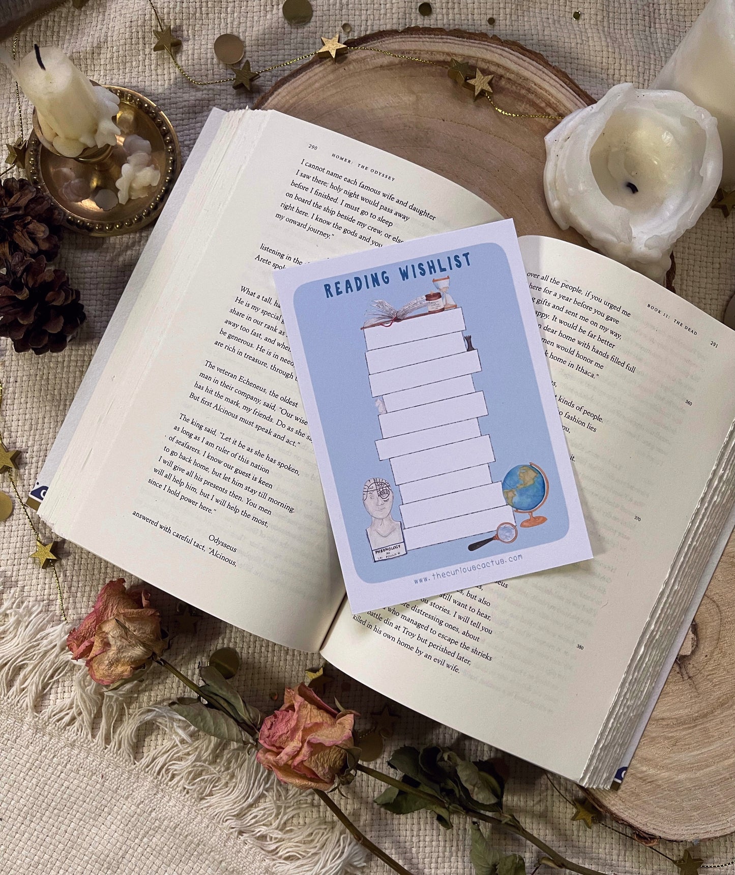 Genre Reading List A6 Postcards
