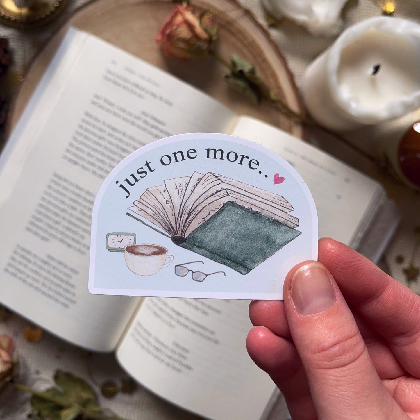 Just One More.. Book Sticker