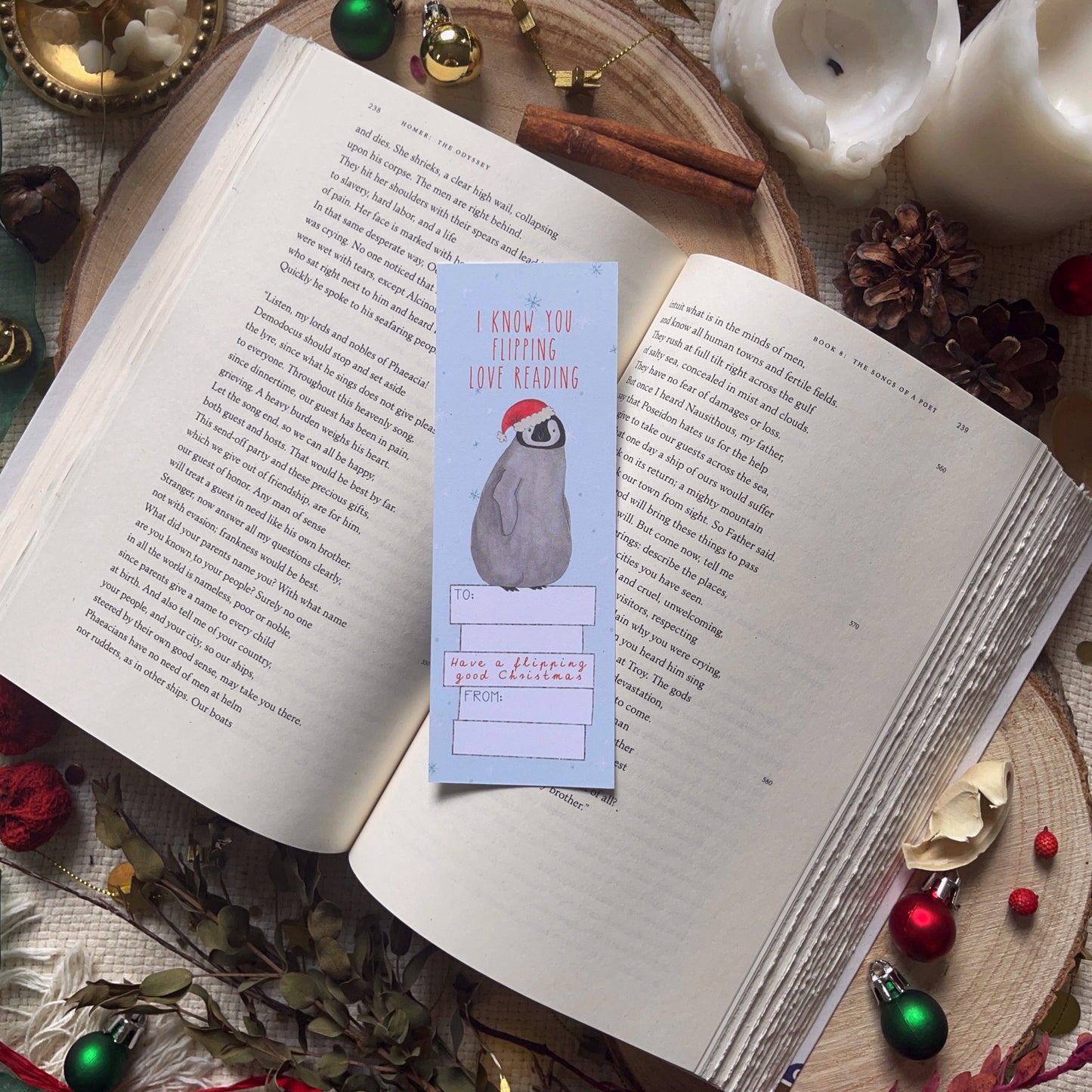 Christmas Gift Tag Bookmark