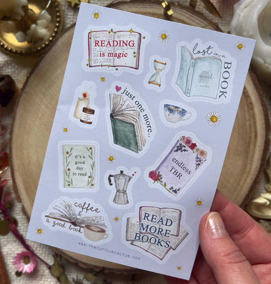 Bookish Sticker Sheet