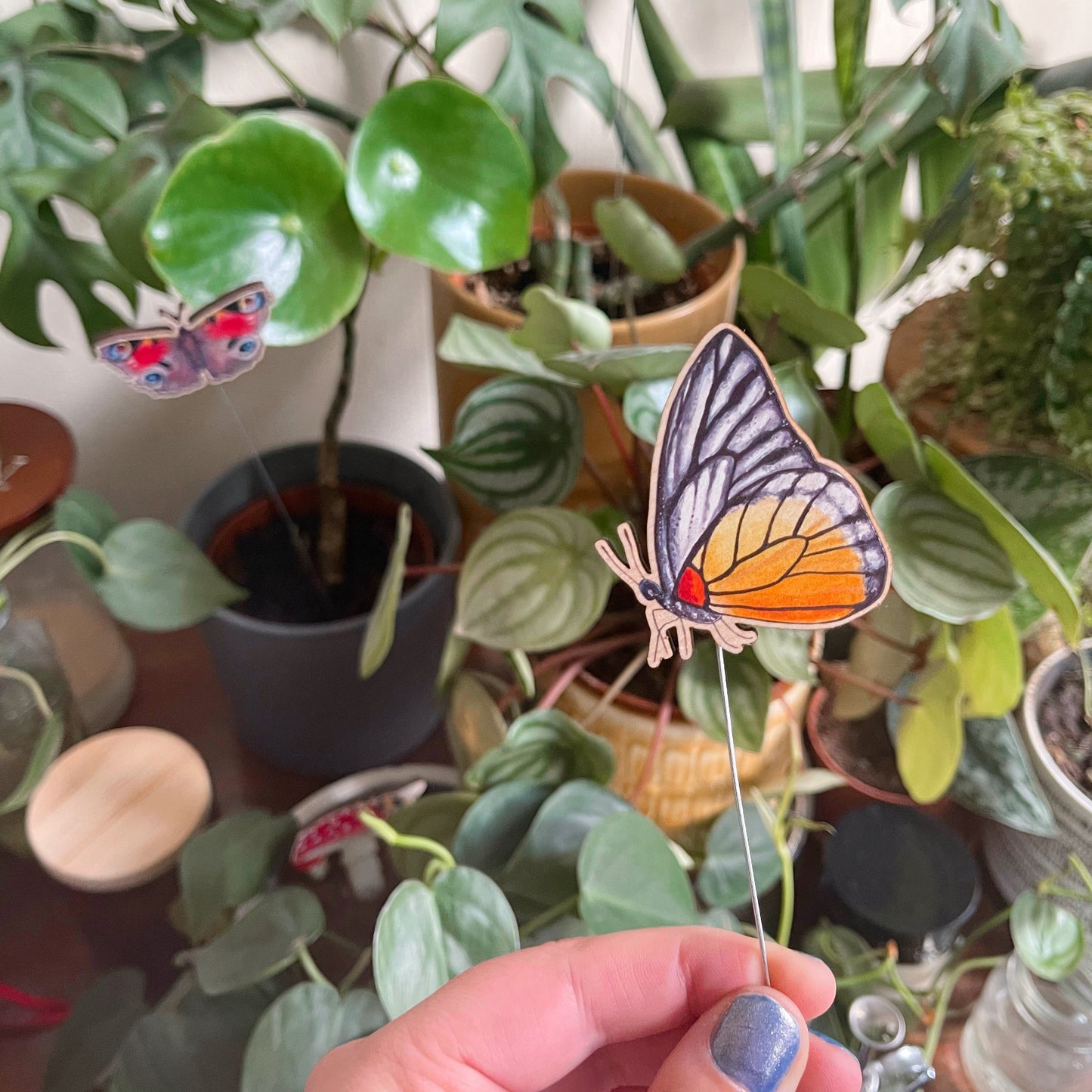 SECONDS Butterfly Plant Pot Pals (Wire stake)