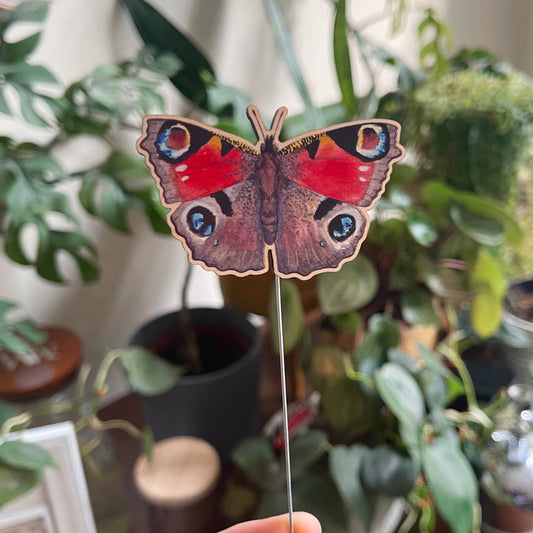 Peacock Butterfly Plant Pot Pal