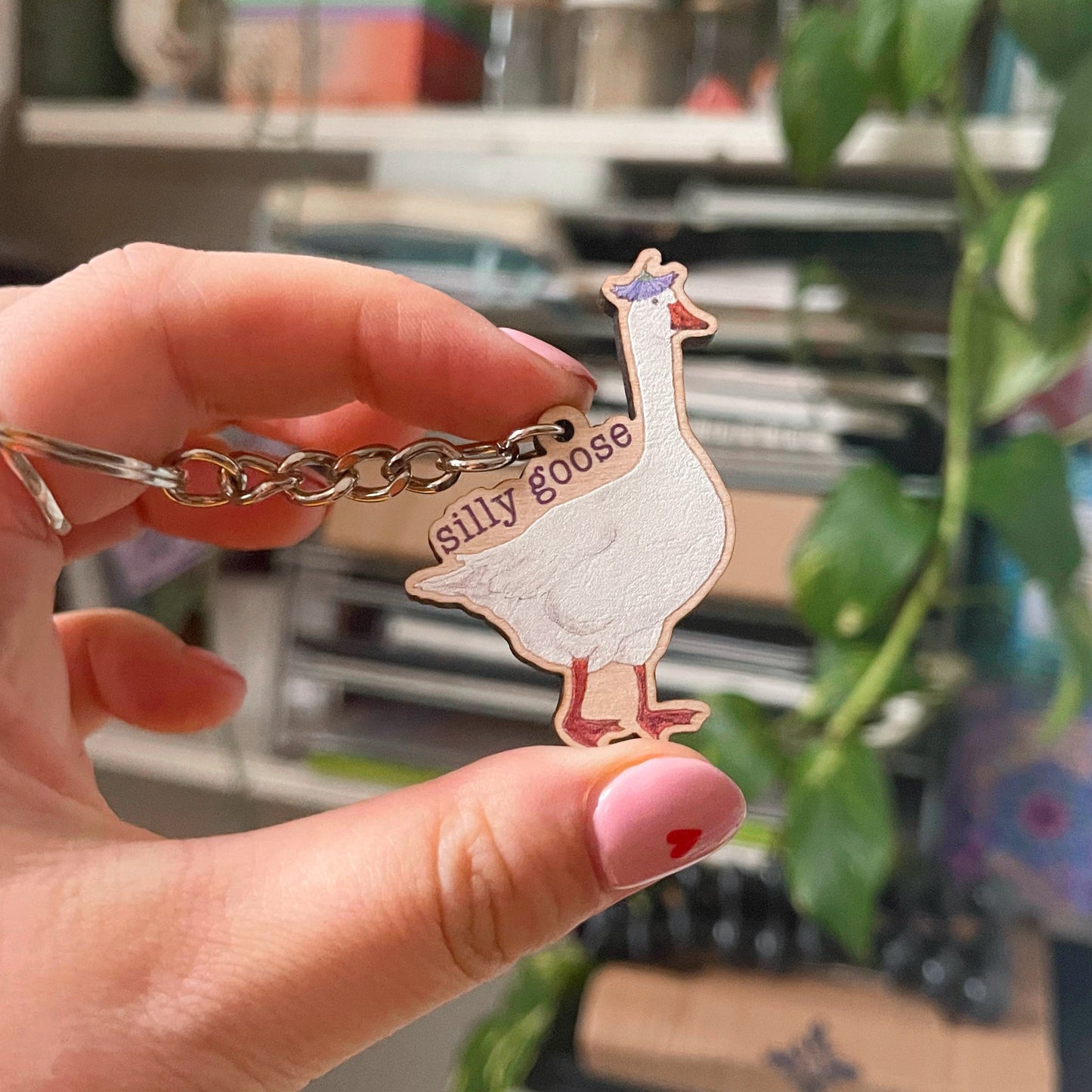 Silly Goose - Keyring