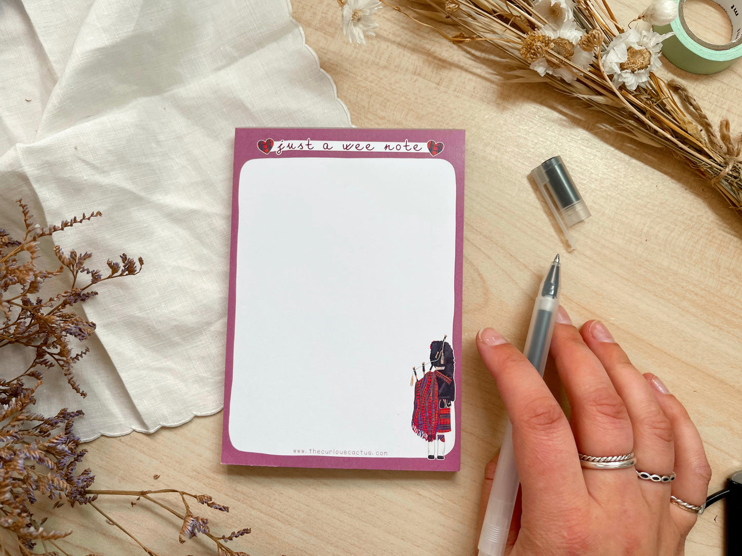 Just a Wee Note A6 Notepad