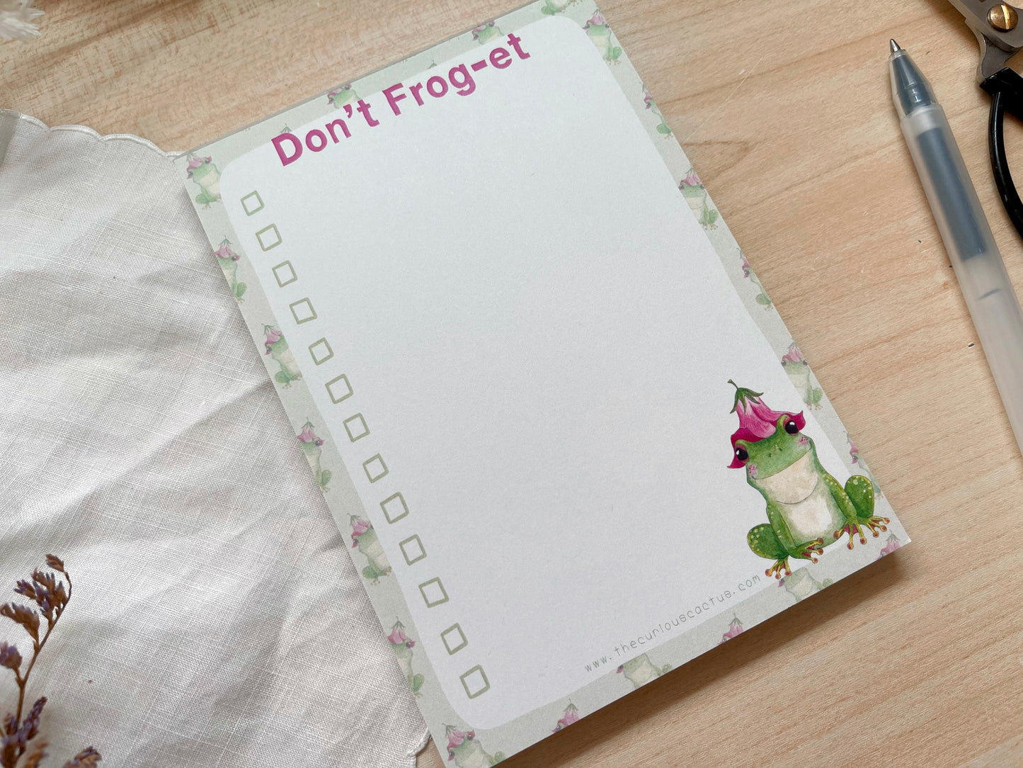 Don't Froget A6 Notepad