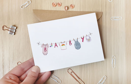 New Rainbow Baby - Greeting Card