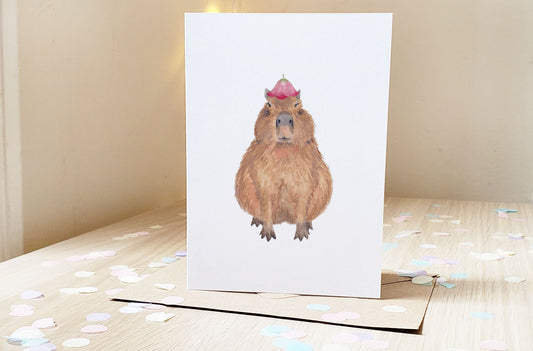 Capybara - Greeting Card