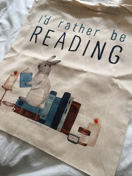 I'd Rather Be Reading - Tote Bag