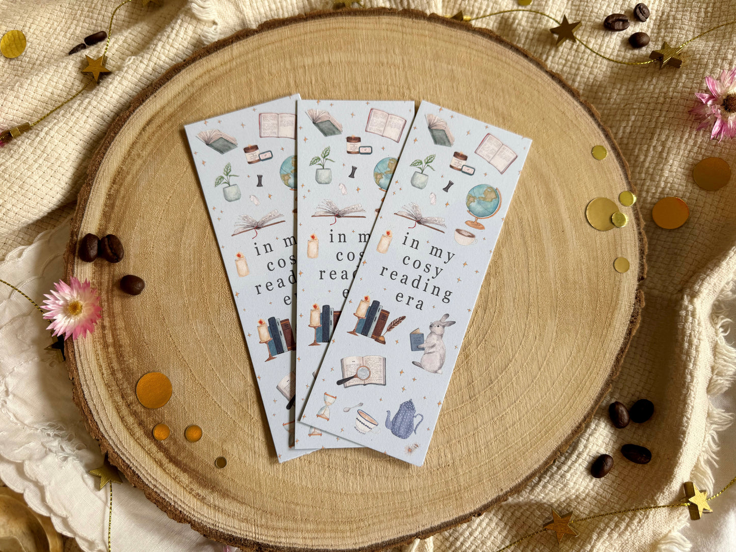 Cosy Reading Era Bookmark