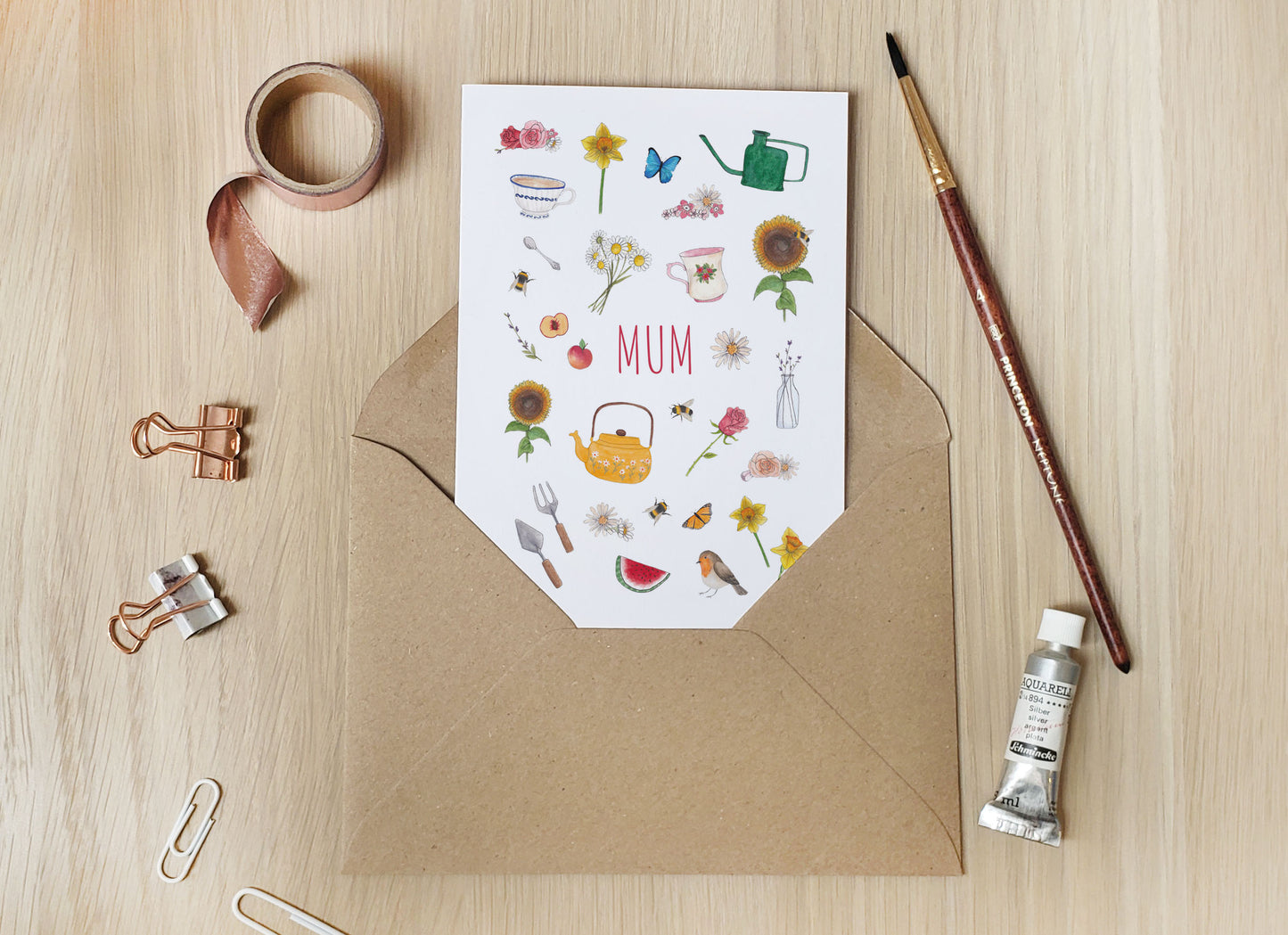 Mum - Spring - Greeting Card