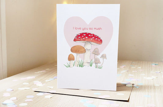 I Love You So Mush - Greeting Card