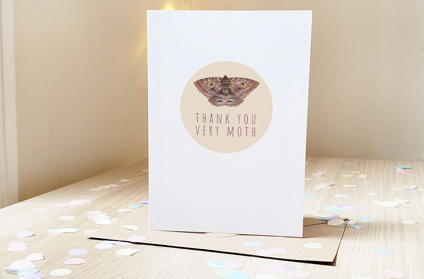 Thank You Very Moth - Greeting Card