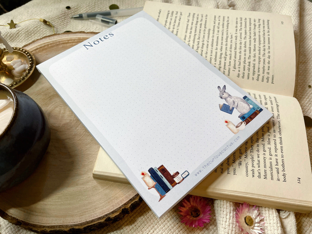 Bookish Bunny A5 Notepad