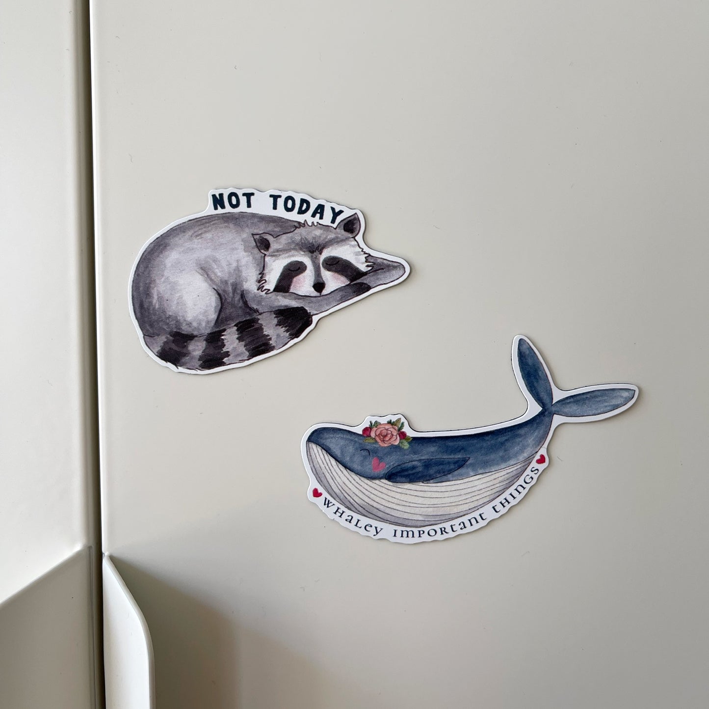 Not Today Raccoon Decorative Magnet