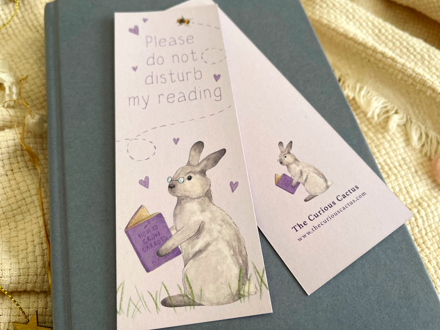 Bunny Do Not Disturb Bookmark