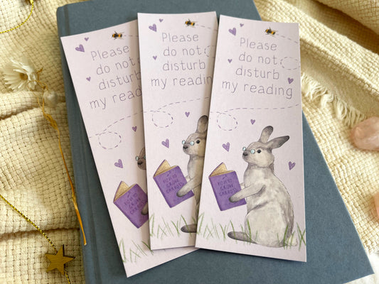 Bunny Do Not Disturb Bookmark