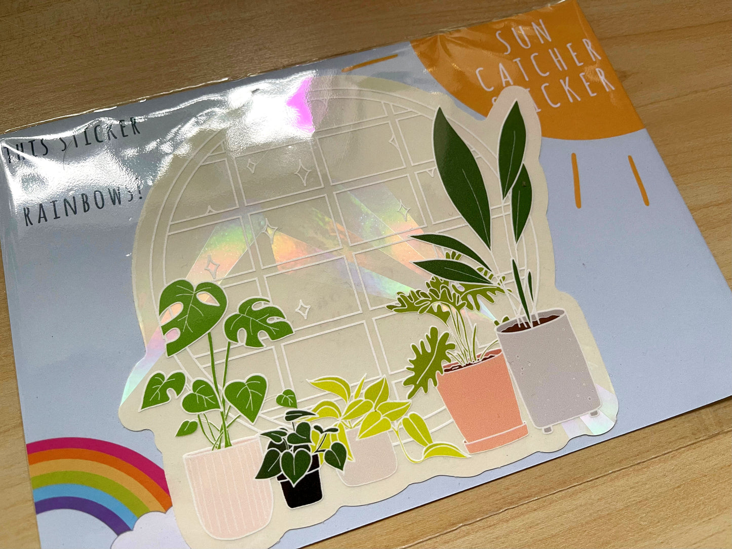 Plant Window Suncatcher Sticker