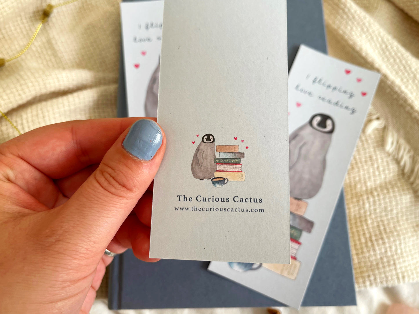 I Flipping Love Reading Bookmark