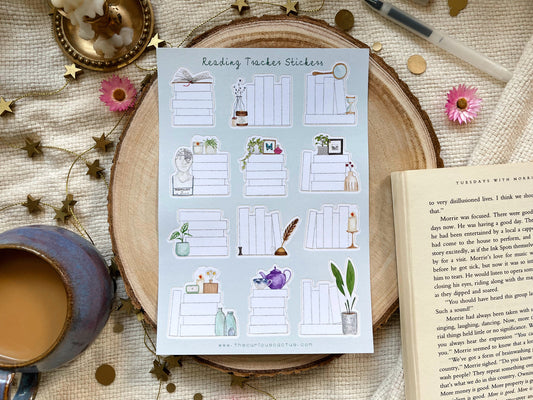 Reading Tracker Planner Stickers (Academia)