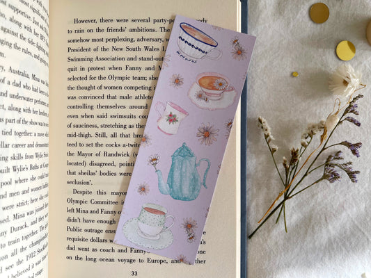 Snuggle Up With Tea Bookmark