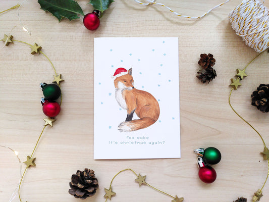 Fox Sake Christmas Card