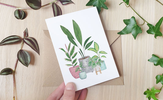 Cute Plant Art - Greeting Card