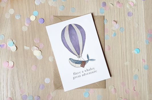 Have a Whaley Great Adventure - Greeting Card
