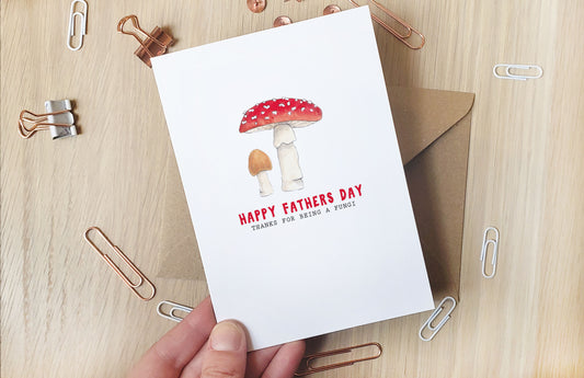 Fathers Day Fungi - Greeting Card