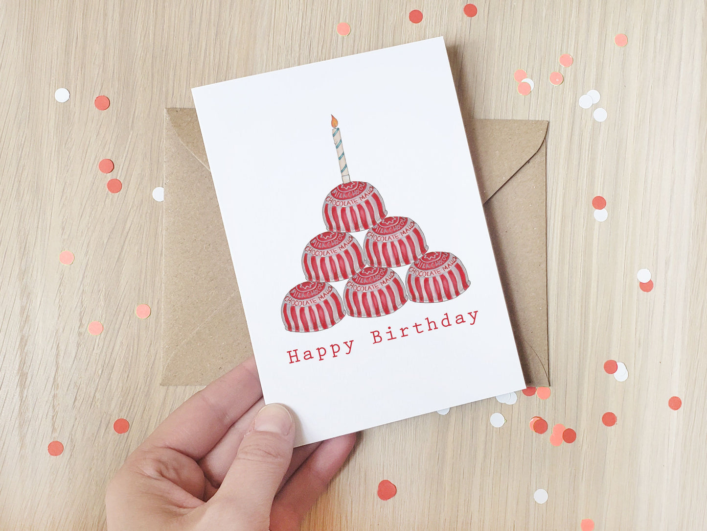 Teacake Happy Birthday - Greeting Card