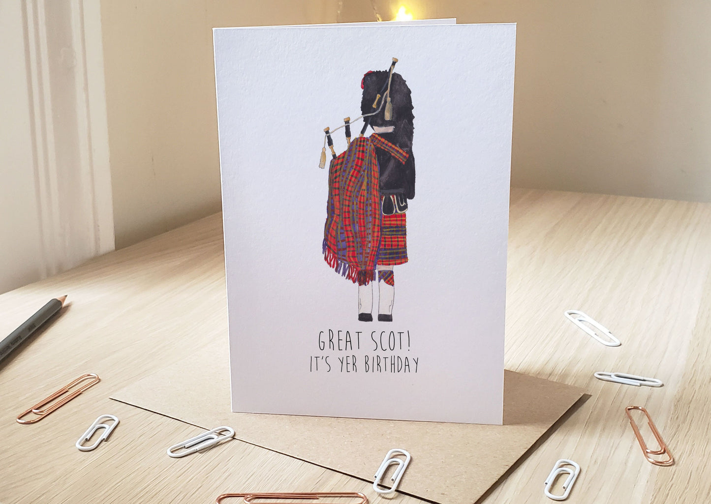 Great Scot it's Your Birthday - Greeting Card