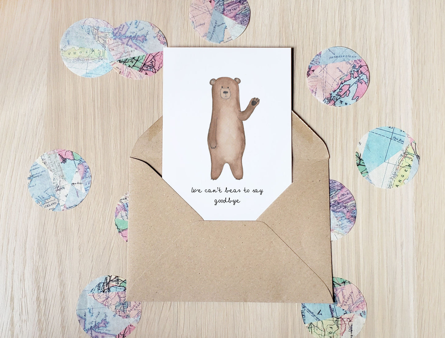 Can't Bear to Say Goodbye - Greeting Card