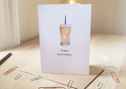 Happy Beerthday - Greeting Card